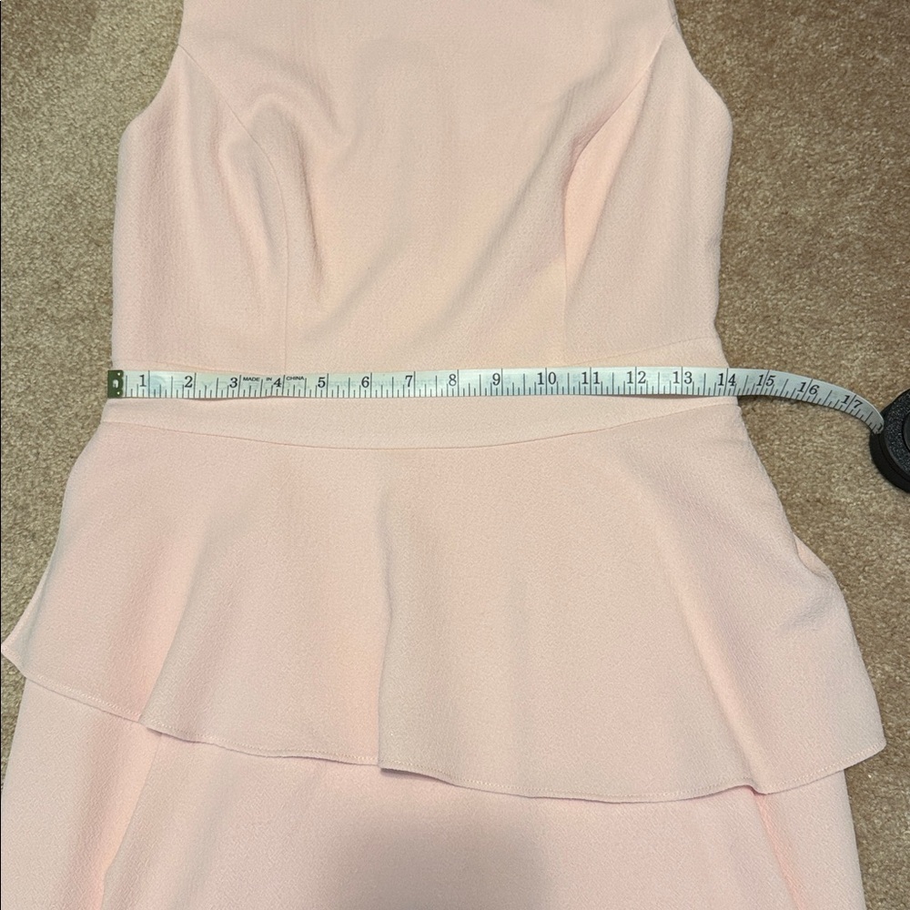 Eliza J Blush Layered Midi Dress size 6 - Picture 6 of 8